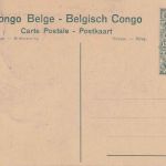 Belg. Kongo - 15 C. Bildganzsache Elisabethville Bahnhof + Zusatz 1922