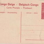 Belg. Kongo - 10 C. Bildganzsache Leopoldville Hafen + Zusatz 1922