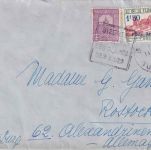 Tunesien - 1,50/1,80 Fr. Flugpost/Überdruck u.a. Luftpostbrief Bizerte 1938