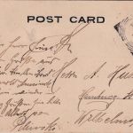 Zanzibar - 1 A. Wappen Karte Zanzibar - Hamburg St. Pauli 1908