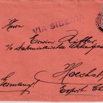 Hongkong - 10 C. Georg V. Brief "via Sibirien" Hong-Kong - Höchst a/M. 1926