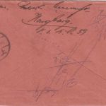 Hongkong - 10 C. Georg V. Brief "via Sibirien" Hong-Kong - Höchst a/M. 1926