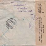 Niederl. Indien - 3x10 C. Wilhelmine Einschreibebrief Weltevreden 1921 Zensur