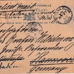 Ceylon - 5 C. Victoria Ganzsachenkarte Nuwara Eliya - Hannover 1890 Nachsendung