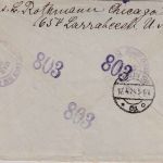 USA - 15 C. Freiheitsstatue Einschreibebrief Ra2 Chicago - Berlin 1924