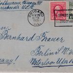 USA - 1 C. 300 J. Pilgrim u.a. Brief Chicago - Berlin 1921