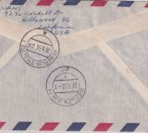 USA - 20 C. Expressmarke u.a. Luftposteilbrief Beverly Hills - Berlin 1953