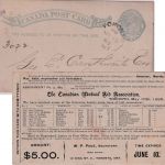 Kanada - 1 C. Ganzsachenkarte (priv. Zudruck) Toronto - Burkesville 1889