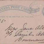 Kanada - 1 C. Ganzsachenkarte (priv. Zudruck) Toronto - Bowmanville 1889