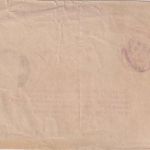 Trinidad - 1 P Victoria Ganzsachenstreifband /Bfstck + Zusatz Port of Spain 1895