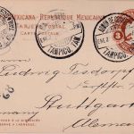 Mexiko - 3 C. Ganzsachenkarte/Zudruck Tampico - Stuttgart 1902