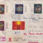 Schweiz - Pro Patria 1968 u.a. Einschreibebrief a.d. WEIHNACHTS-INSELN 1968