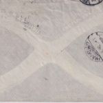 England - 1/2+2x1 P. Victoria Brief Leeds - Frankfurt a/M 1896