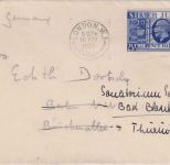 England - 2 1/2 P. Regierungsjubiläum Brief London - Berlin 1935 Nachsendung