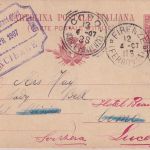 Italien - 10 C. Ganzsachenkarte Florenz - Como 1907 Nachsendung Luzern/SCHWEIZ