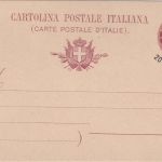 Italien/Levante - 20 Para/10 C. Umberto I. Ganzsache/Überdruck ungebraucht