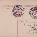 Italien/Südtirol - 10 C. V. Emanuel III. Ganzsache/Überdruck Eppan - Triest 1919