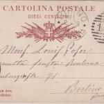 Italien - 10 C. V. Emanuel II. Ganzsachenkarte + Zusatz Torino - Berlin 1879