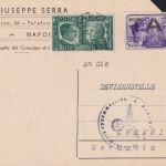 Italien - 50+25 C. Waffenbrüder Zensurkarte Neapel - Chemnitz 1941