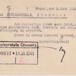 Italien - 50+25 C. Waffenbrüder Zensurkarte Neapel - Chemnitz 1941