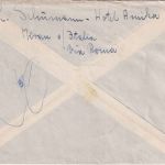 Italien - 185 L. Präsdentenflug u.a. Einschreibebrief Meran - Berlin 1961