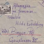 Frankreich - 25 Fr. Freimarke Feldpostbrief (Indochina) Poste aux Armee 1949