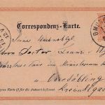 Österreich - 2 Kr. Ganzsachen/Antwortteil Gmunden - Oberdöbling 1891 Malerei