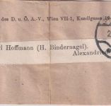 Österreich - 5 H. Ganzsachen-Streifband n. ÄGYPTEN Wien - Alexandrien 1907