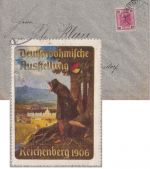 Österreich - 10 H. F.-Joseph Brief Kratzau - Seifhennersdorf 18906 Vignette