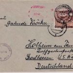 Österreich - 1 S. Landschaften Zensurbrief Strasswalchen - Hofheim a/T. 3.6.47