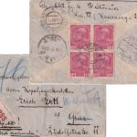 Österreich - 10 H. F.-Joseph 4er-Block Eilbrief (Rohrpost) Wien - Graz 1916