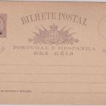 Portugal/Azoren - 10 R. Luis I. Ganzsachenkarte/Überdruck "Acores" ungebraucht