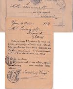 Spanien - 10 C. Alfons XII. Ganzsachenkarte i.d. SCHWEIZ Irun 1883 Bahnpost !