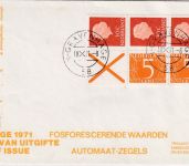 Niederlande Heftchenblatt 11 Juliane/Ziffer Schmuck-FDC s'Gravenhage 18.10.1971