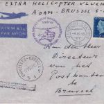 Niederlande - Helikopterpost s'Gravenhage Brüssel Luftpostbrief 4./5.11.1947