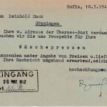 Bulgarien - 1 L. Wappen Ganzsachenkarte+Zusatz Sofia - Göppingen 1942 OKW-Zensur