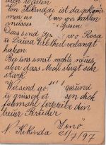 Ungarn/Serbien - 2 Kr. Ganzsachenkarte+Zusatz i.d. SCHWEIZ Nagy-Kikinda 1897