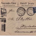 Russland/Polen - 10 Kop. Staatswappen illustr. Firmenbrief Lodz - Wiesbaden 1911