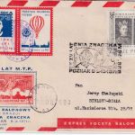 Polen - Ballonpost Stomil Poznan 1971 Luftpost-Expressbrief+ Vignette