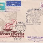 Polen - Schlesische Aufstände Sonderflugpost Luftpostbrief SST Katowice 1971