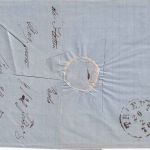 Bayern - 3 Kr. Wappen geschn. Brief OPA-K2 Ausgburg - Trient 1870