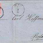 Bayern/Th&T - 3 Kr. Wappen gez. Wz. X Brief K1 Fuerth - Rodach (1870) m. Inhalt