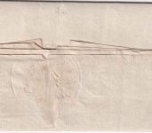 Bayern - Würzburg 3/7 roter HKS Dienstbrief n. Euerdorf 1842