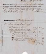 Bayern - 3 Kr. Quadrat blau Randstück Brief oMR 325 Ra2 München 28. APR 60