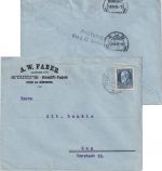 Bayern - 20 Pfg. Ludwig Zensurbrief i.d. SCHWEIZ Stein b. Nürnberg - Zug 1915