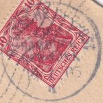 DR - Dt. Seepost Linie Hamburg New York II Karte 10 Pfg. Germania n. USA 1905