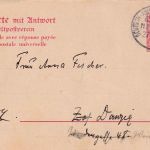 DR - Dt.-Amerik. Seepost Bremen/New York IV 10 Pfg. K/A Ganzsachenkarte 1905