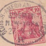 DR - Dt.-Amerik. Seepost Bremen/New York IV 10 Pfg. K/A Ganzsachenkarte 1905