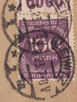 DR - 100 M. Ziffer Walze/Oberrand Brief Gleiwitz - Gera 8.6.23