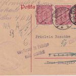 DR-Infla - 10 Pfg. Dienstganzsache "21" +Zusatz Ortskarte Potsdam 3.11.21 Retour